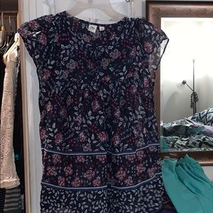 Floral, Gypsy cap sleeve
